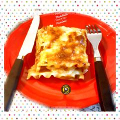 A picture of Lasagna And Lasagna Roll Ups With Homemade Pasta Sheet.