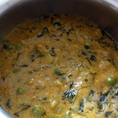 A picture of Methi malai baby corn.