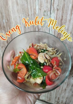 Foto resep Oseng kulit melinjo