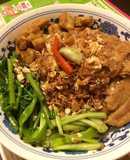 Bánh đa cua trộn chả cá