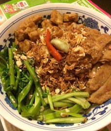 bánh đa cua trộn