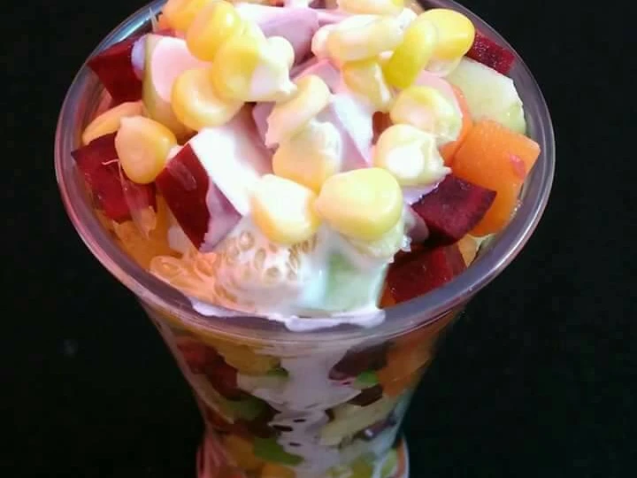 Simple Way Make Recipe Mixed Fruits Veggies Salad that is Delicious, Can Spoil the Tongue}