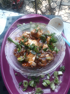 A picture of Chilli Paneer.