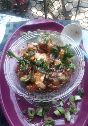 A picture of Chilli Paneer.