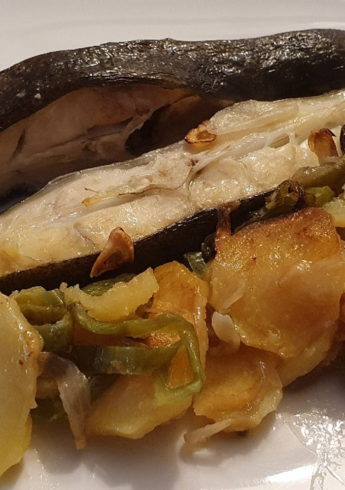 Una foto de Rodaballo al horno