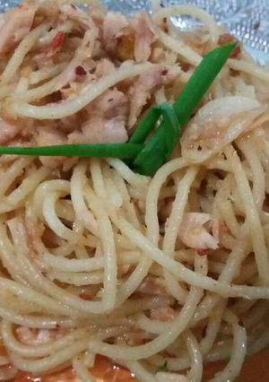 Foto resep Spaghetti Aglio Olio