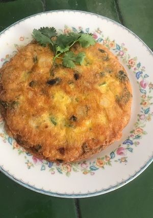 Una foto de Tortilla de papas a la mexicana