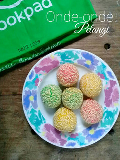 Foto resep Onde-onde Pelangi