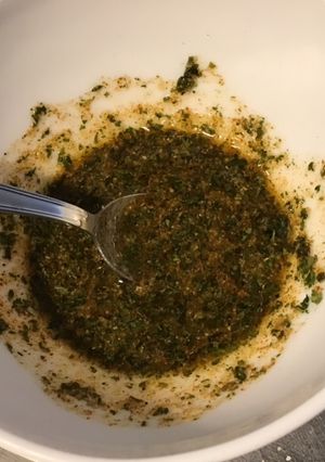 Une photo de Marinade aux épices orientales,ail et persil (pour viandes et légumes)