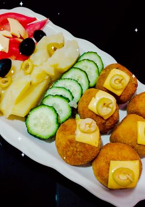 صورة لوصفة كروكات الأرز والجبن