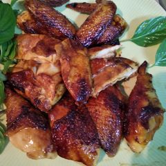 A picture of Sticky soy roast chicken.