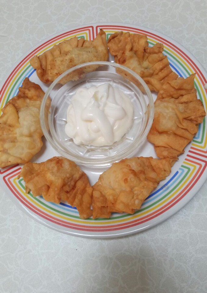 Foto resep Pangsit Udang Mayones