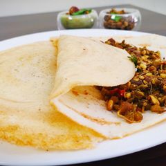 A picture of Protein rich masala dosa without potato.