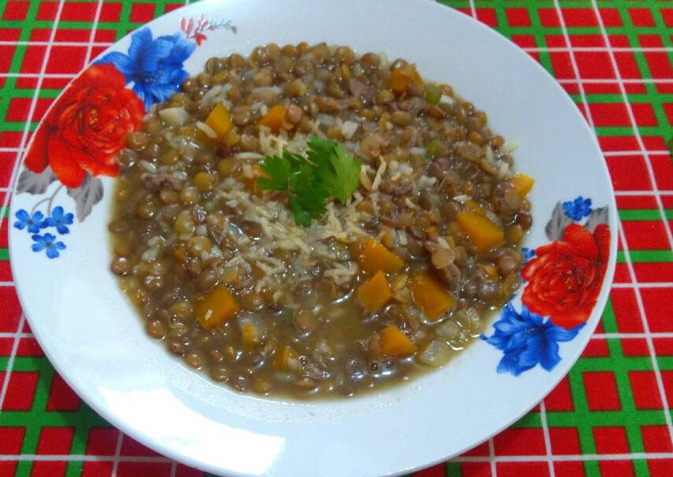 Lentejas con arroz