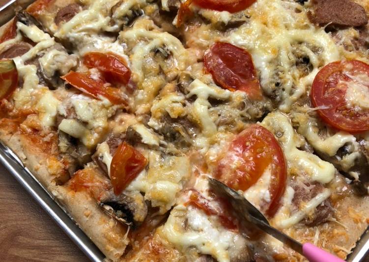 Resep SQUARE PIZZA ??? yang Enak