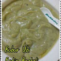 A picture of MPASI-Bubur ubi patin brokoli.