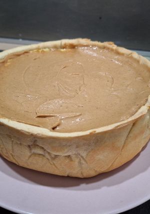 Une photo de Tarte fromage blanc speculoos