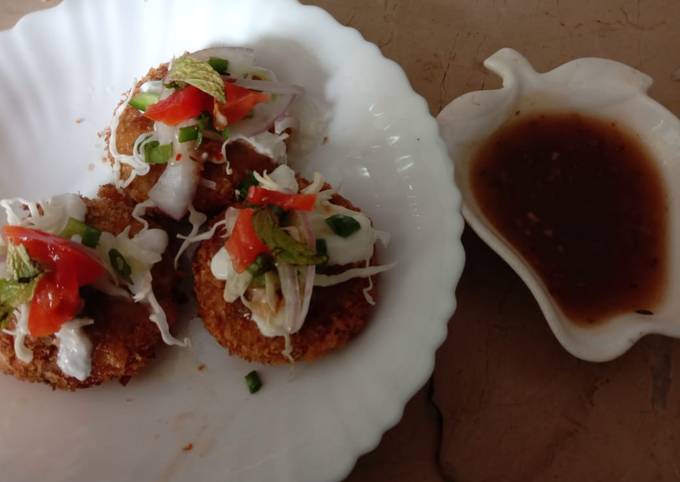 Aloo tikki chaat Recipe