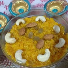 Carrot halwa A picture of Carrot halwa.