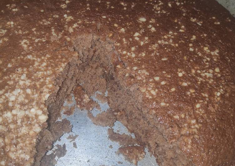 Bizcocho de chocolate y nueces