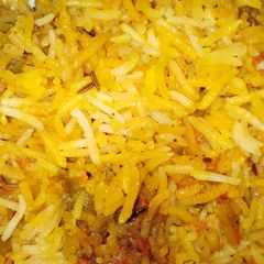 A picture of Sindhi biryani.