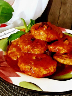 عکسی از دستور کتلت مرغ و زرشک 😋
