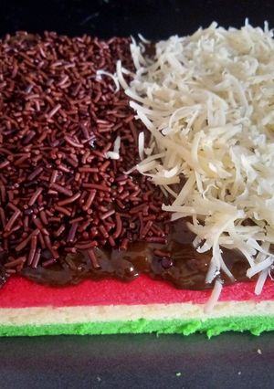 Foto resep Bolu kukus 3 warna