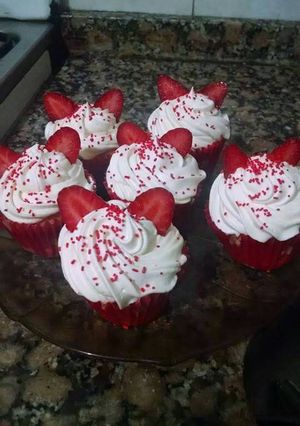 Una foto de Cupcakes de vainilla