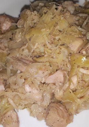 Káposztás csülök recept fotója