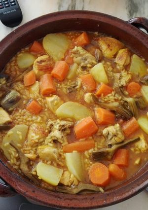 Una foto de Arroz de enfermo