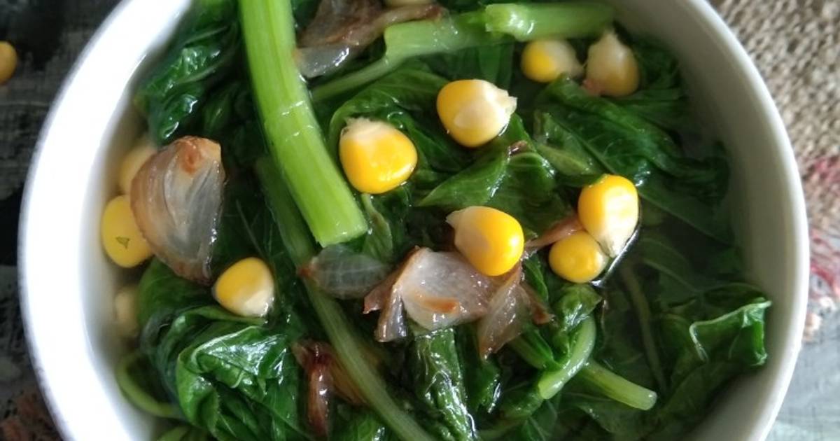 Resep Bening Bayam Jagung Oleh Mak Win - Cookpad