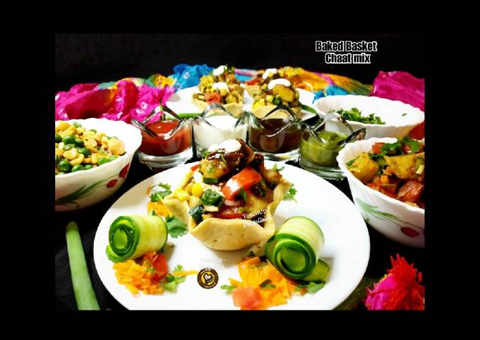Baked Basket Chaat Mix Recipe
