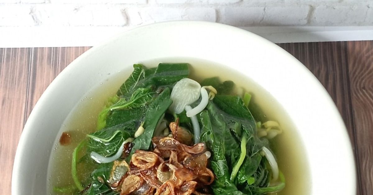 Sop Bening Bayam Tauge