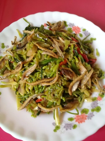 Cara Mudah Membuat Resep Tumis bunga pepaya kangkung yang Bisa Manjain Lidah Anti Ribet, Mantap Sekali