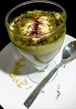 A picture of Saffron Portuguese Serradura.