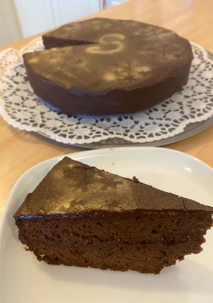 Paleo Sacher torta recept fotója
