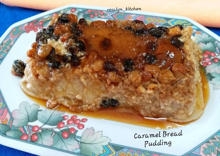 Steps to Prepare Any-night-of-the-week Caramel Bread Pudding