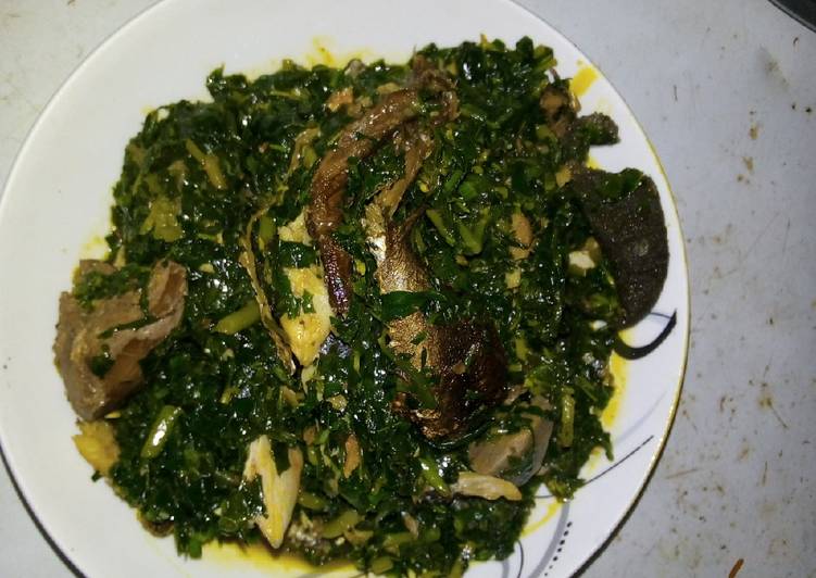 Easiest Way to Make Perfect Edikaikon (vegetable soup)