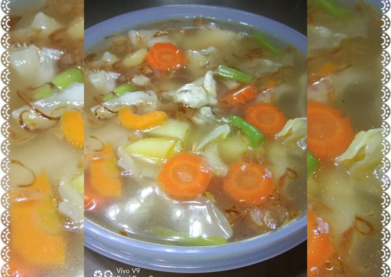 Sop ayam (menu buka 1)