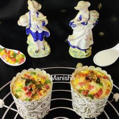 A picture of Sooji Upma Muffins (No Fire).