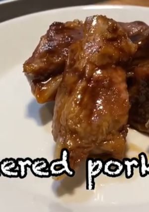 A picture of Pork Ribs(simmered) Kakuni.