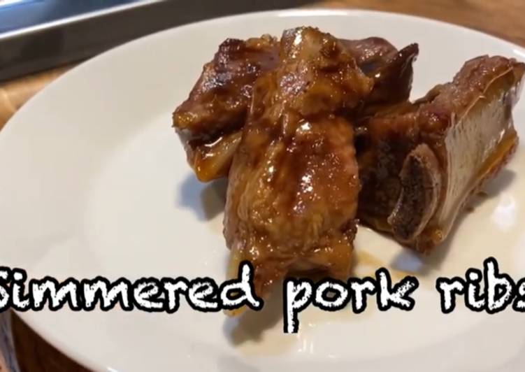 Simple Way to Make Ultimate Pork Ribs(simmered) Kakuni