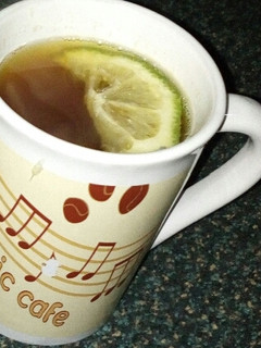 A picture of Black cinnamon tea.