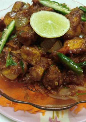 A picture of Chicken chilli.