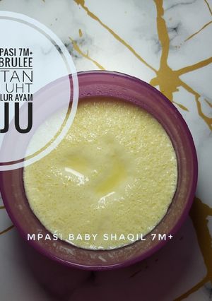Foto resep MPASI 7M+ Snack MPASI》Creme Brulee