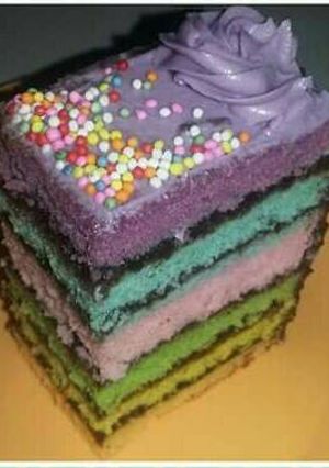 Foto resep Rainbow Cake