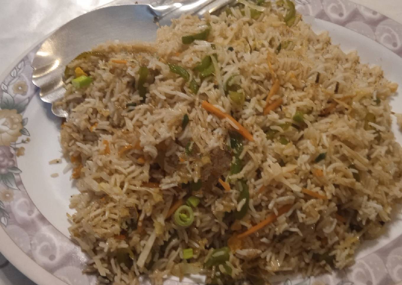 Three coloured Fried Rice