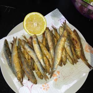 Boquerones fritos de la bahía de cadiz