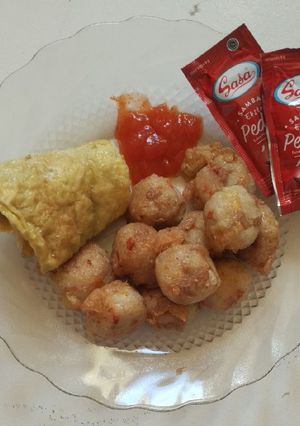 Foto resep Bola Nasi Telor Maknyus