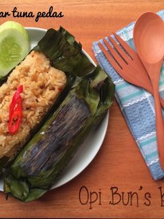 Foto resep Nasi Bakar Tuna Pedas